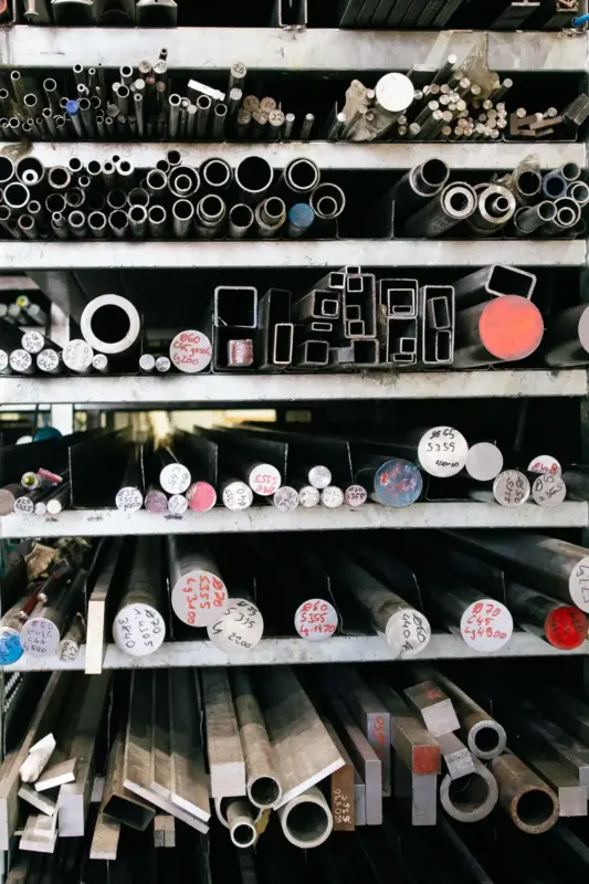 Verschiedene Bauteile