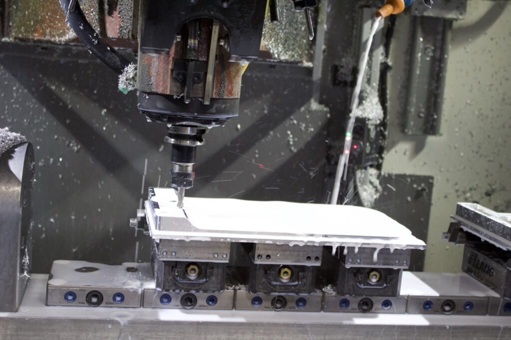 CNC Maschine in Aktion